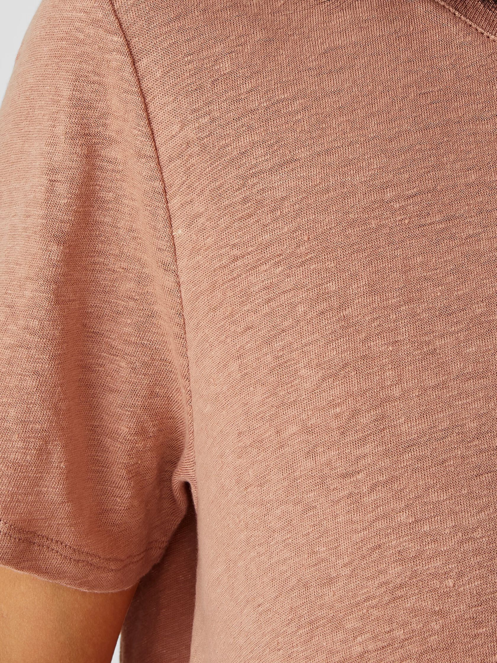Organic Linen Jersey Crew Neck Tee