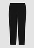 Cotton Blend Ponte Slim Pant