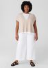 Organic Linen Cotton Short-Sleeve Cardigan