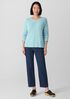 Cotton Fluff Crew Neck Top