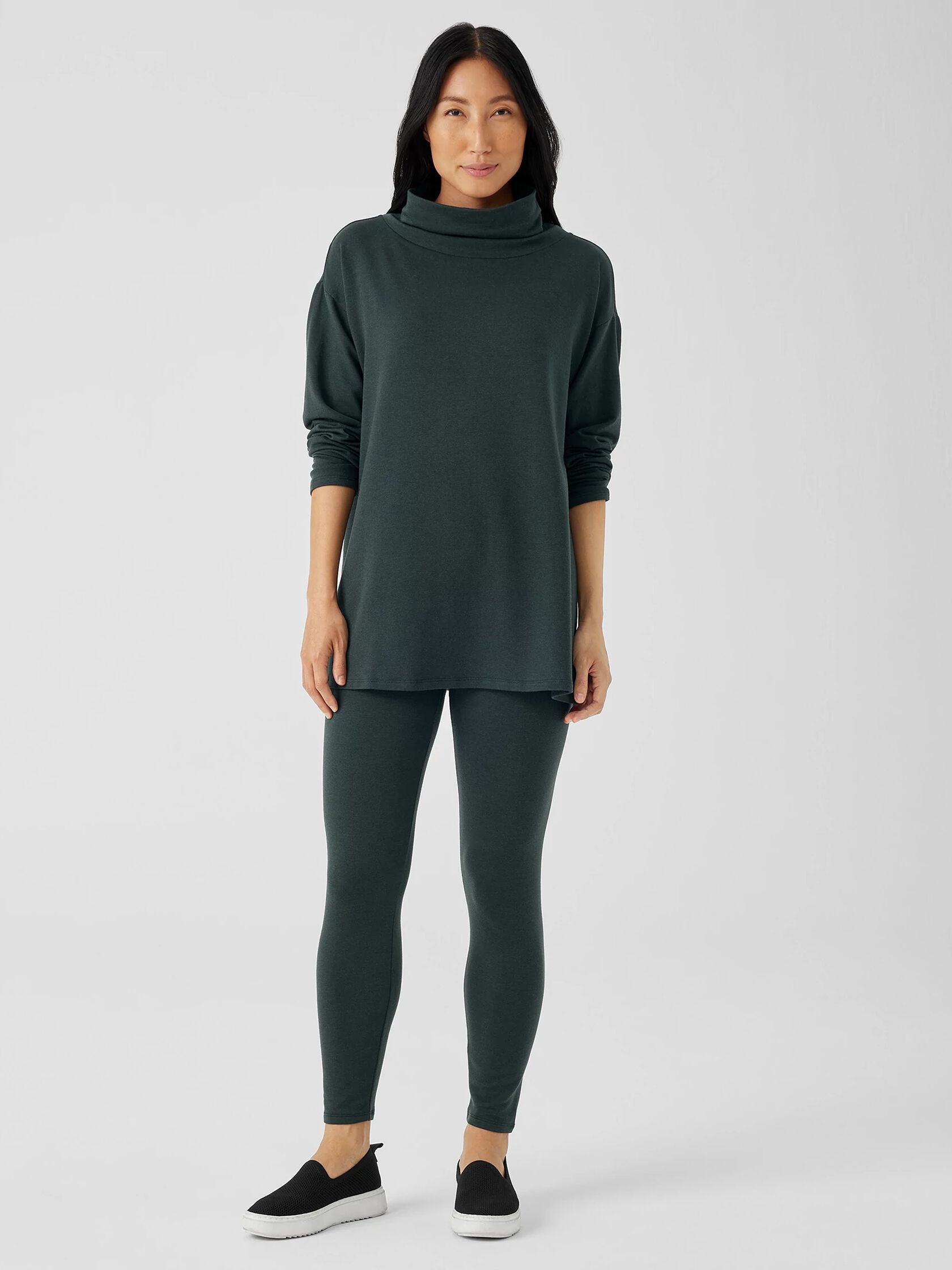 Cozy Brushed Terry Hug High-Waisted Leggings