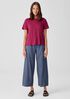 Organic Linen Jersey Crew Neck Tee