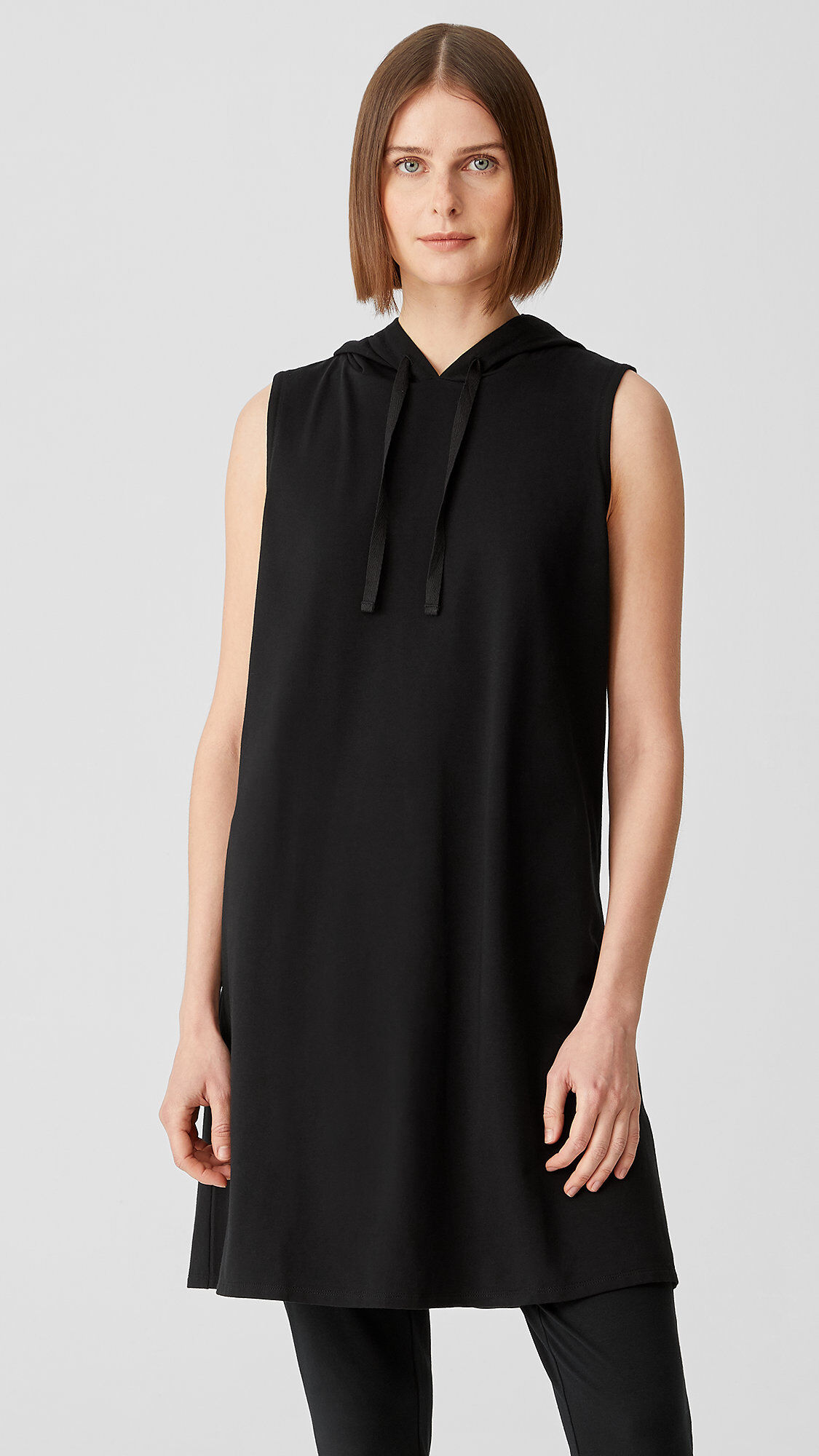 Eileen fisher hooded dress store