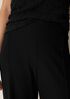 Washable Stretch Crepe Pintuck Wide Pant