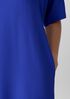 Silk Georgette Crepe V-Neck Dress