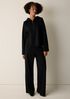 Lightweight Ponte Funnel Neck Top