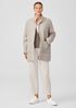 Organic Linen Quilted Jacket