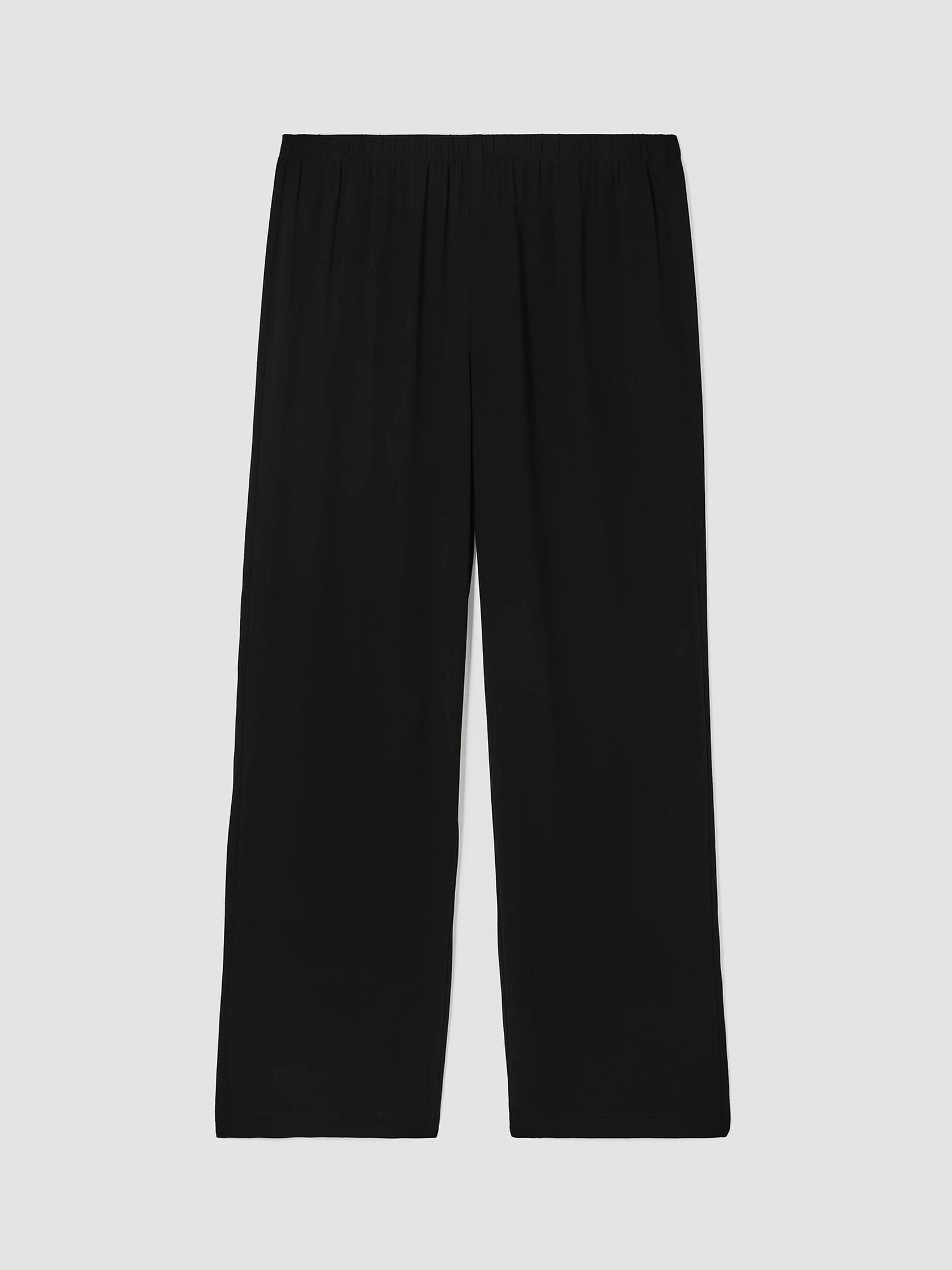 Silk Georgette Crepe Straight Pant