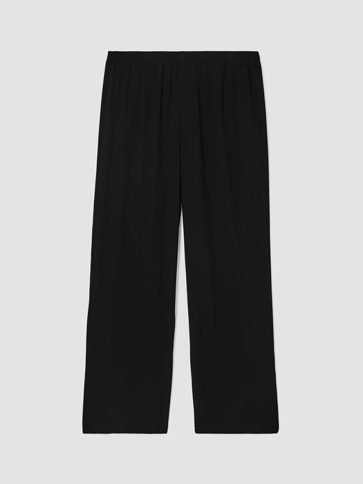 Silk Georgette Crepe Straight Pant