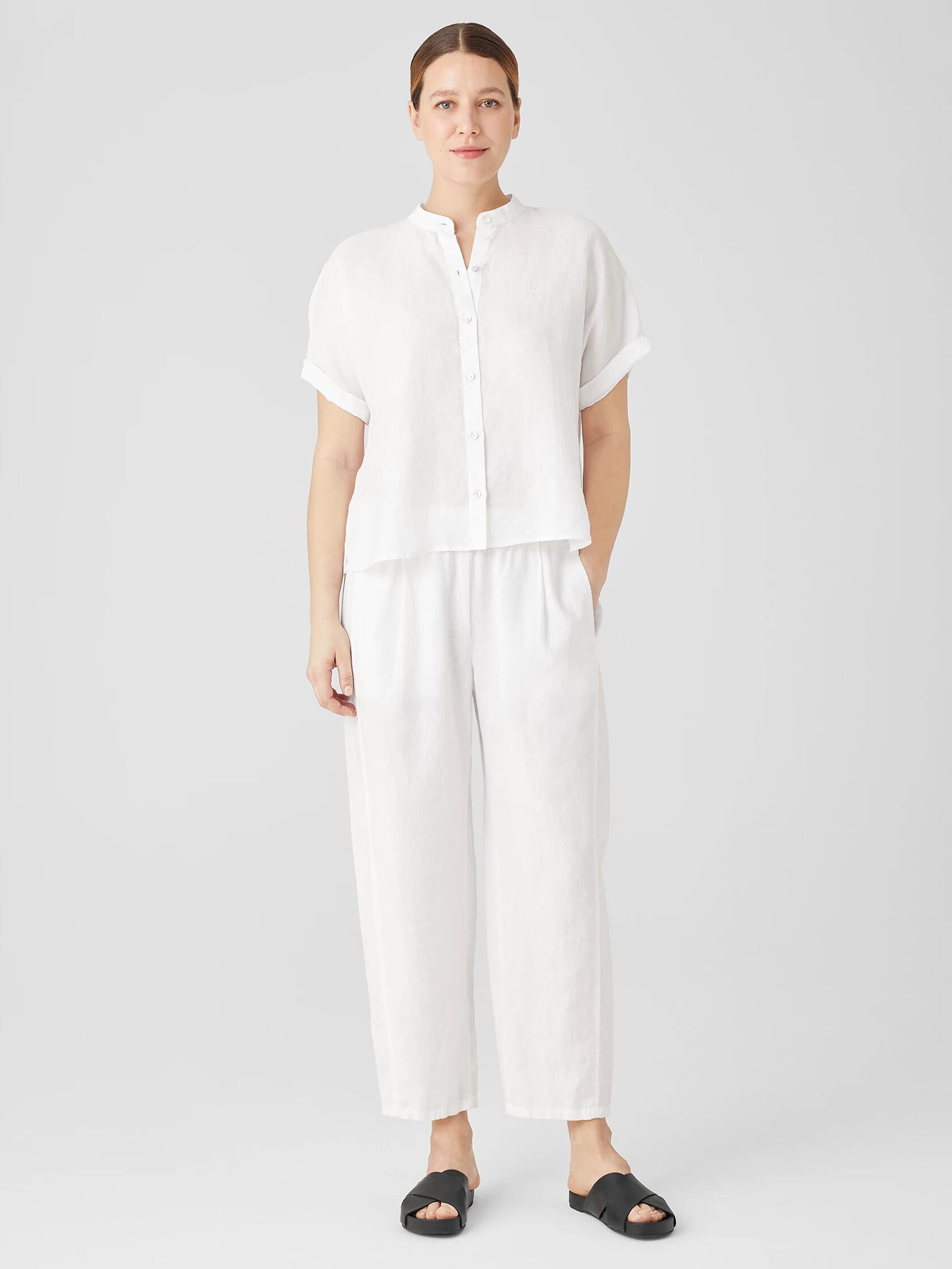 Organic Linen Lantern Pant