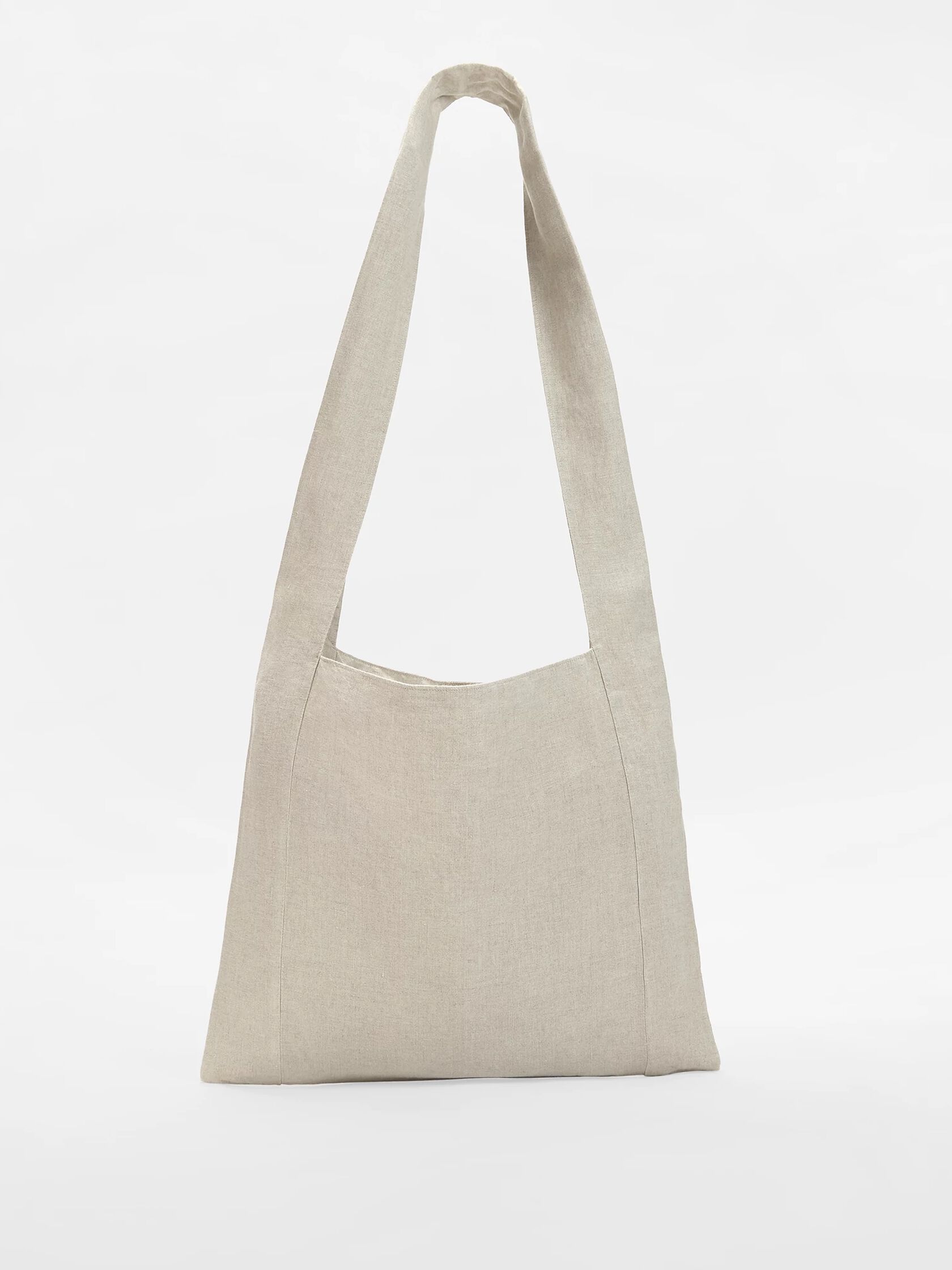 Organic Linen Shopper Tote