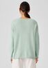 Peruvian Cotton Blend Crew Neck Top