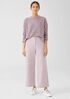 Organic Cotton Stretch Corduroy Wide-Leg Pant