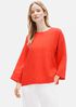 Organic Handkerchief Linen Round Neck Box-Top