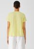 Organic Linen Jersey Crew Neck Tee