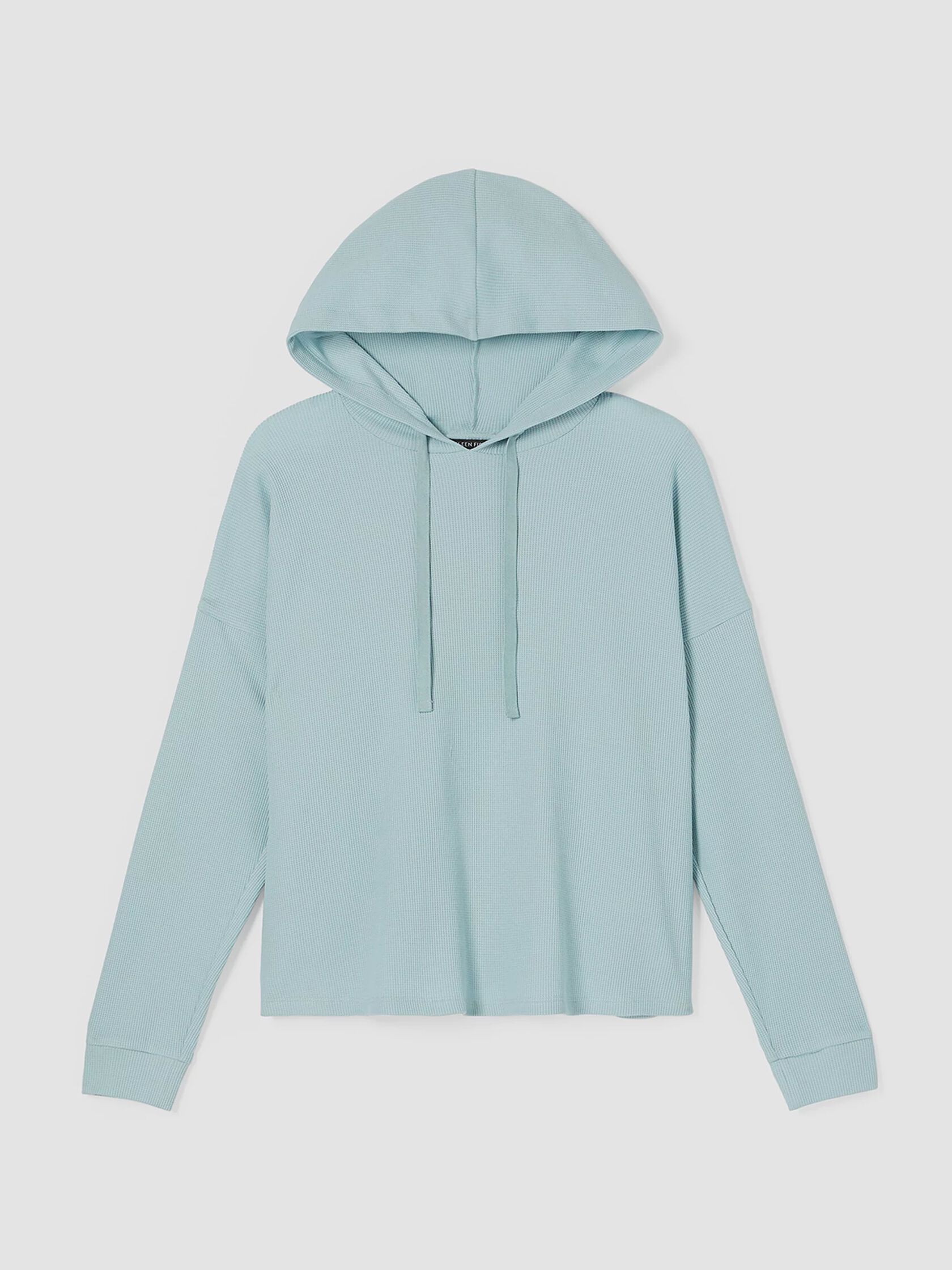Cozy Waffle Knit Hooded Top