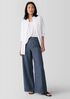 Airy Organic Cotton Twill Wide Trouser Pant