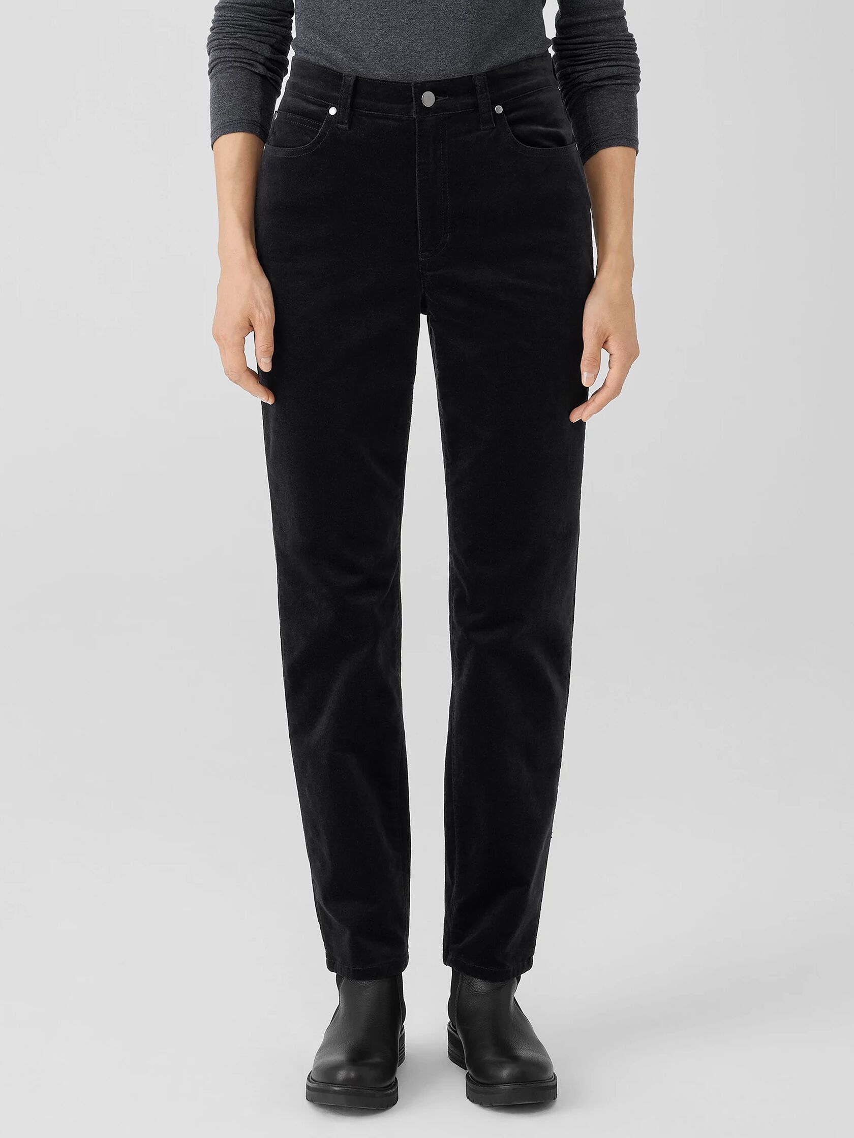 Organic Cotton Stretch Velveteen Pant