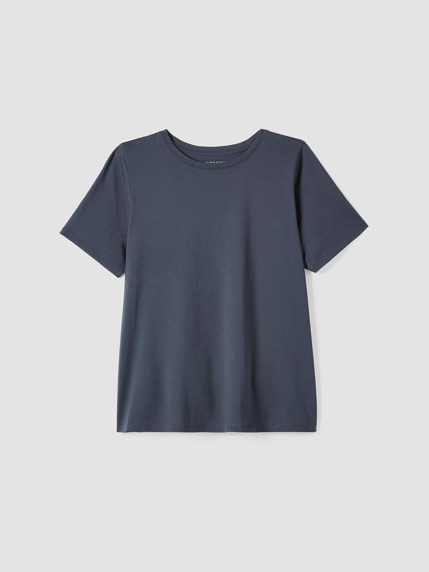 Organic Pima Cotton Jersey Round Neck Tee