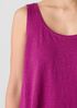Organic Linen Jersey Scoop Neck Tank