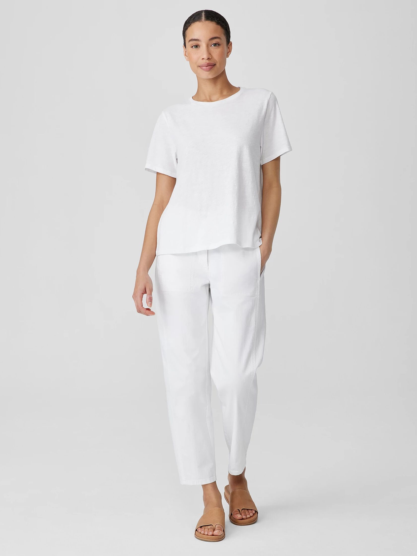 Organic Cotton Slubby Jersey Tee