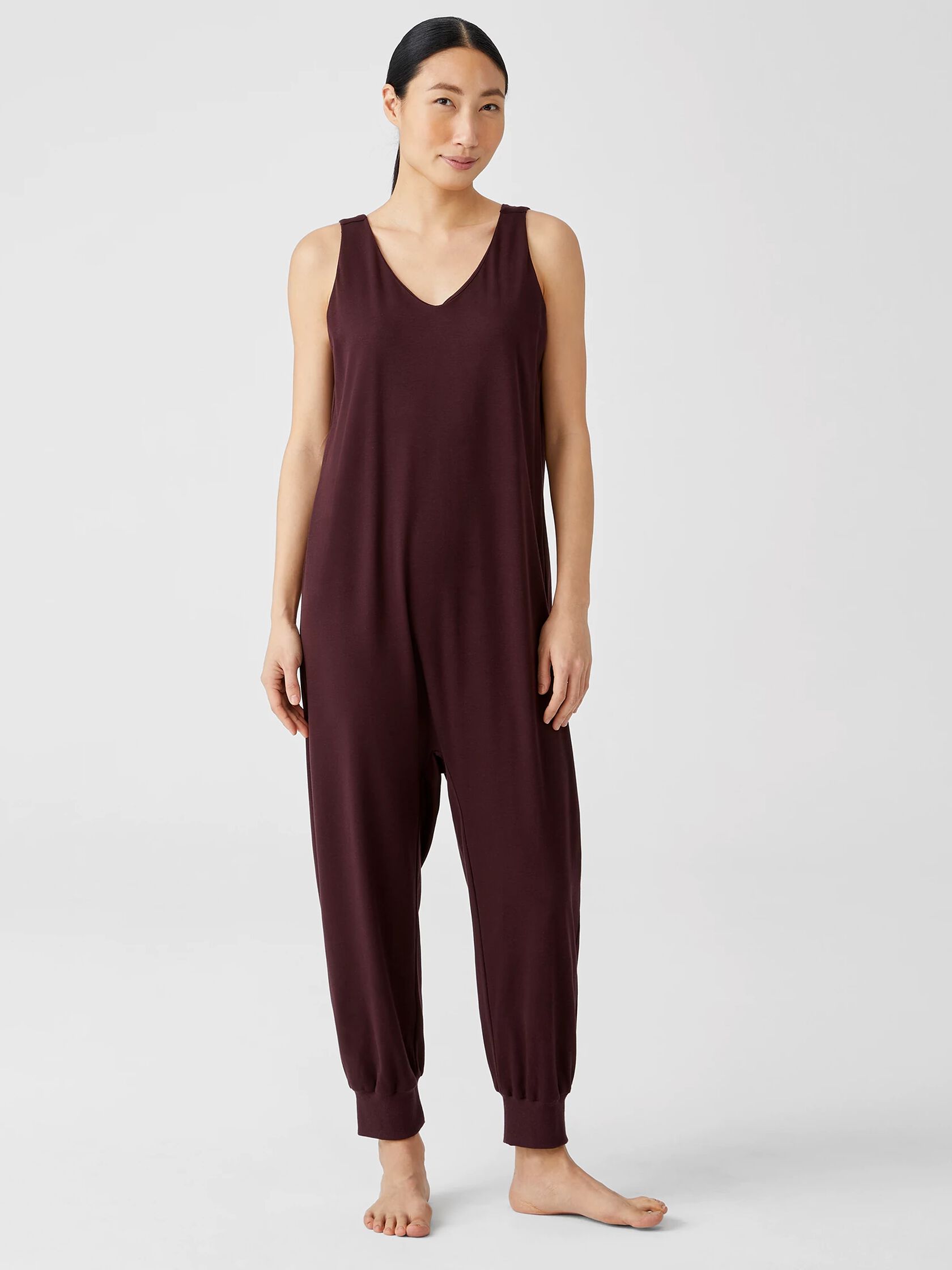 Cozy Organic Cotton Interlock Jumpsuit