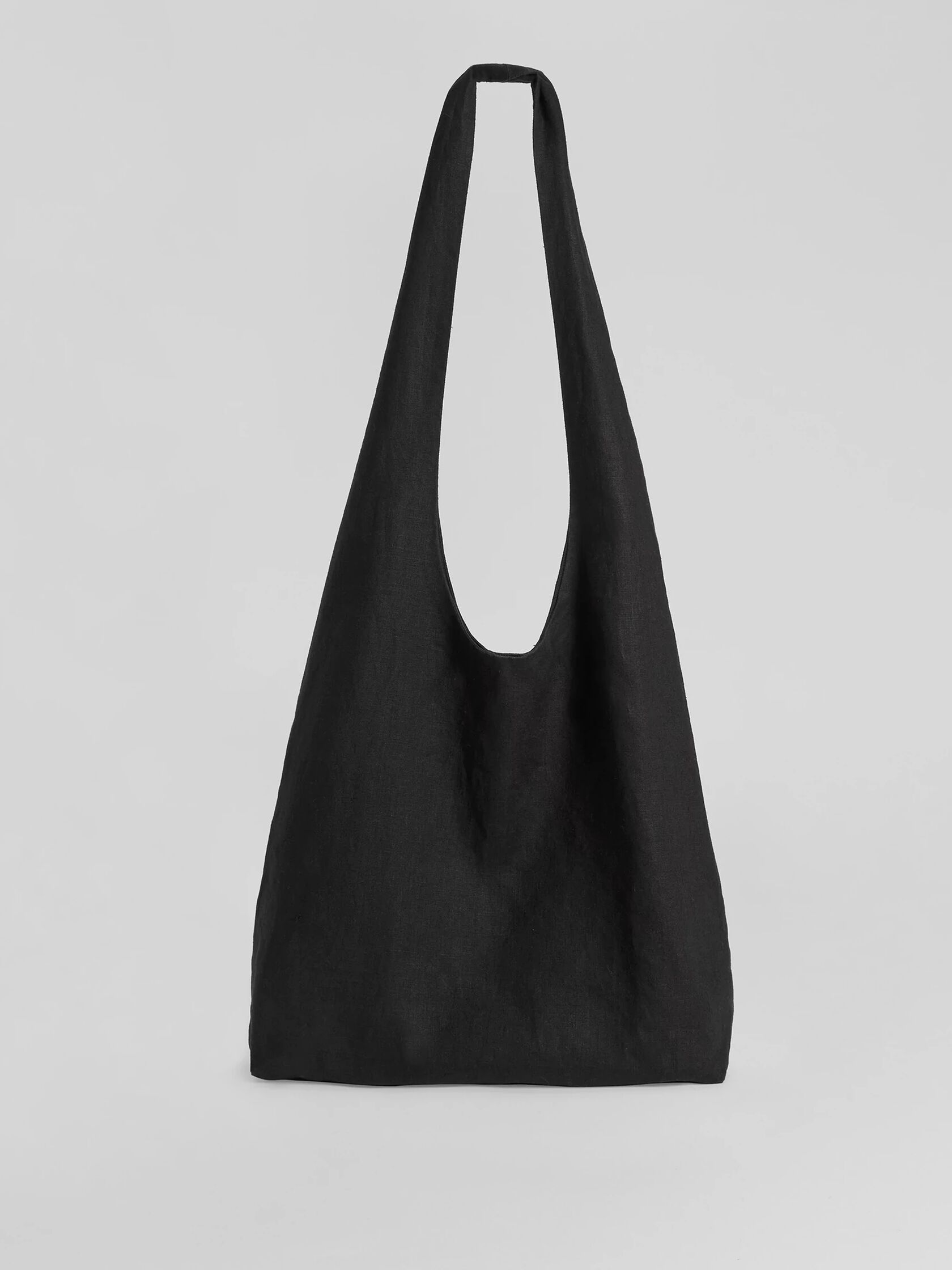 Organic Linen Shopper Tote