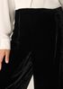 Velvet Wide-Leg Pant