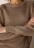 Sleek Viscose Wedge Sweater
