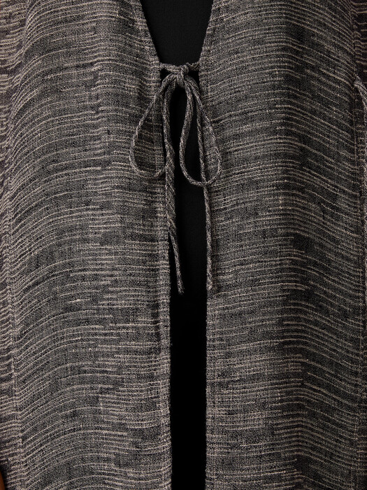 Organic Linen Gauze Strata Wrap Top