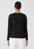 Organic Linen Jersey Crew Neck Top