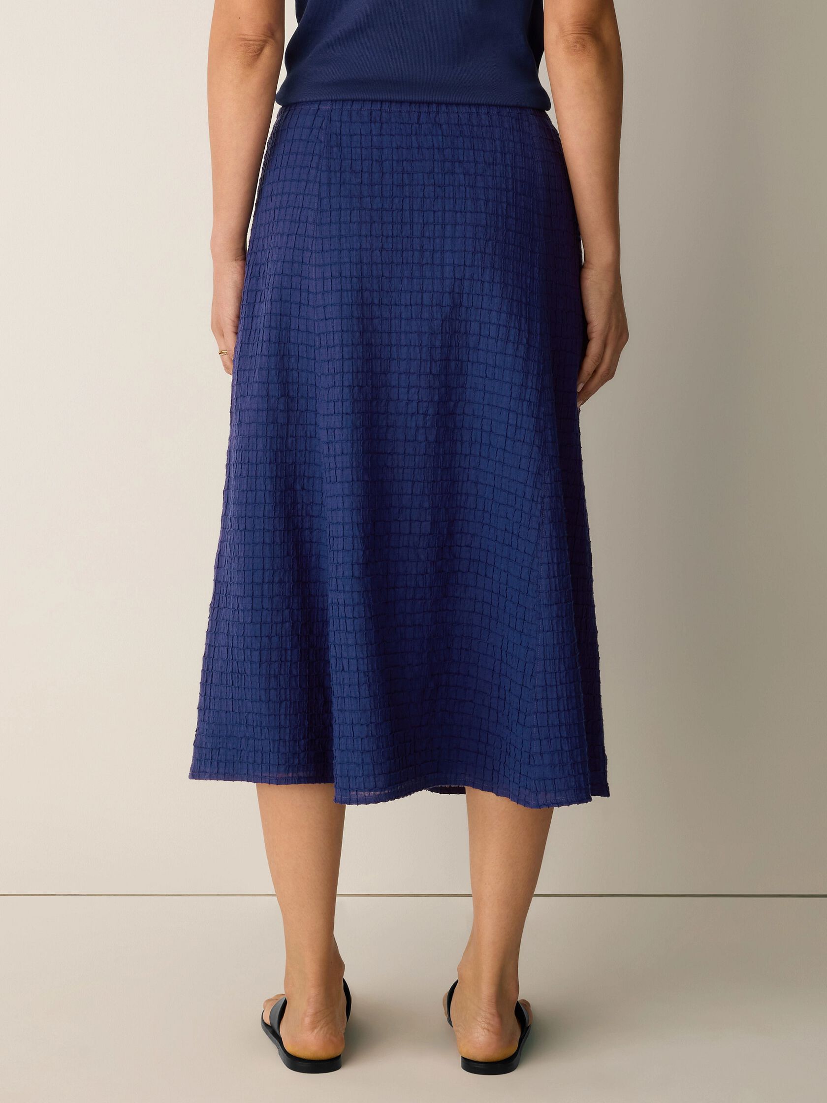 Organic Cotton Voile Box Skirt