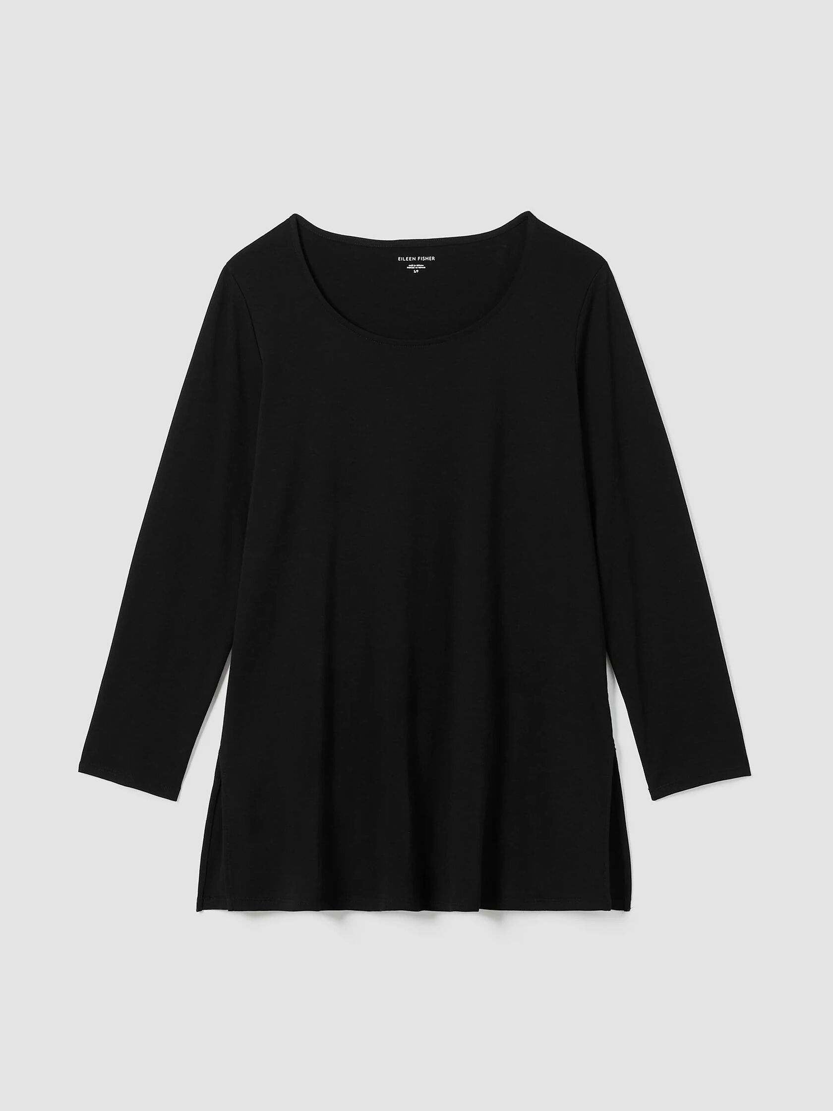 Organic Cotton Interlock Long Sleep Top