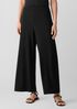 Stretch Jersey Knit Wide-Leg Pant