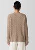 Fringed Organic Cotton Crew Neck Top