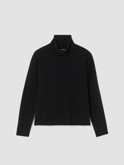 Italian Cashmere Turtleneck Top