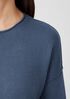 Peruvian Cotton Blend Crew Neck Top