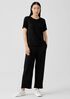 Organic Linen Jersey Crew Neck Tee