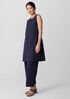 Organic Cotton Pucker Long Vest