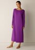 Organic Cotton Interlock Bateau Neck Sleep Dress