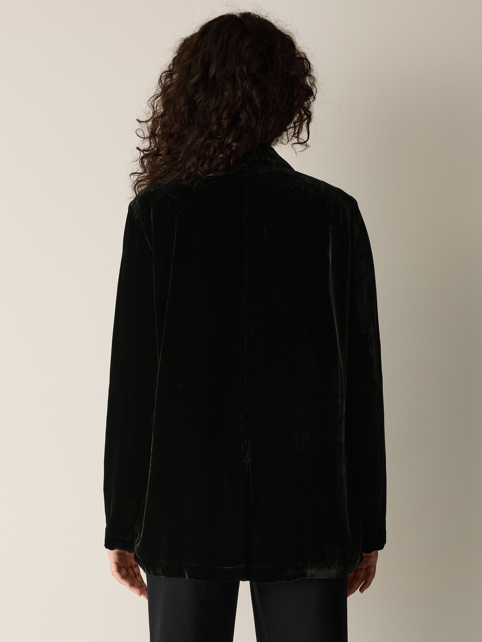 Velvet Long Blazer