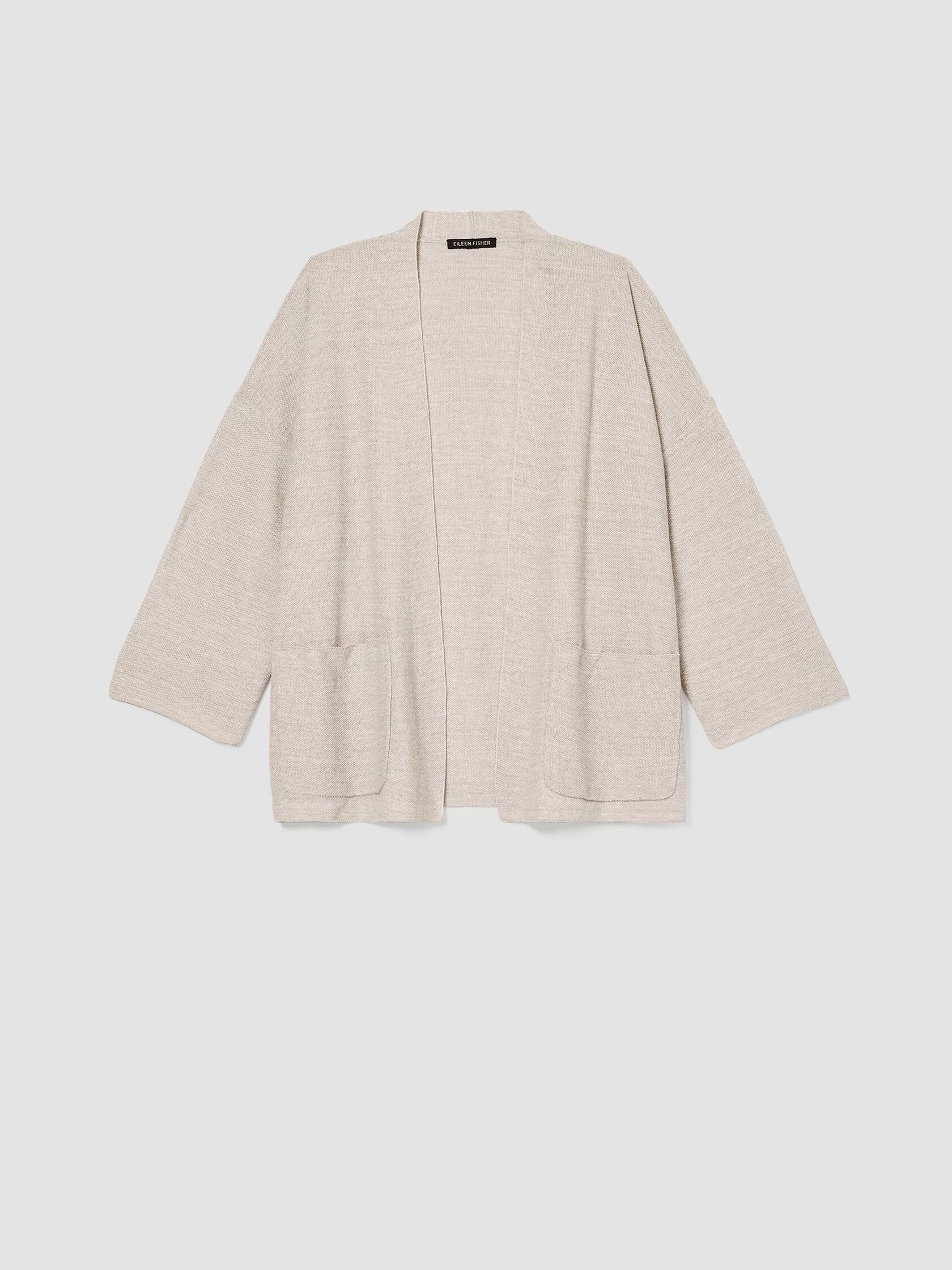 Organic Linen Cotton Seed Cardigan