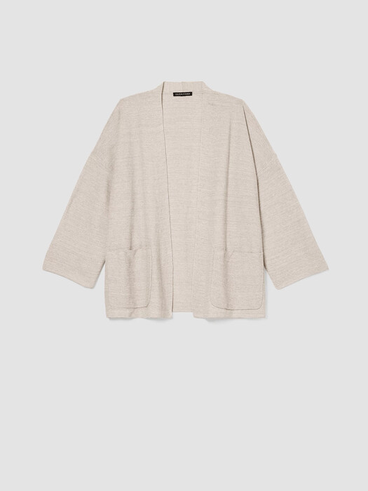 Organic Linen Cotton Seed Cardigan
