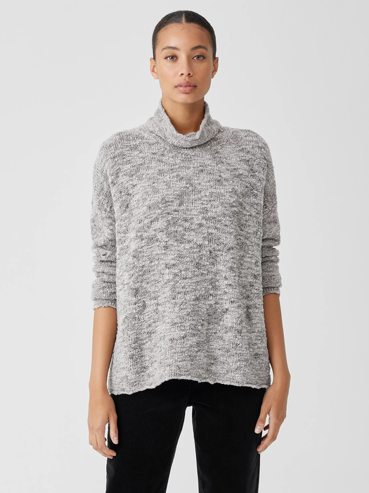 Wool Slub Turtleneck