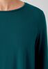 Fine Jersey Crew Neck Top