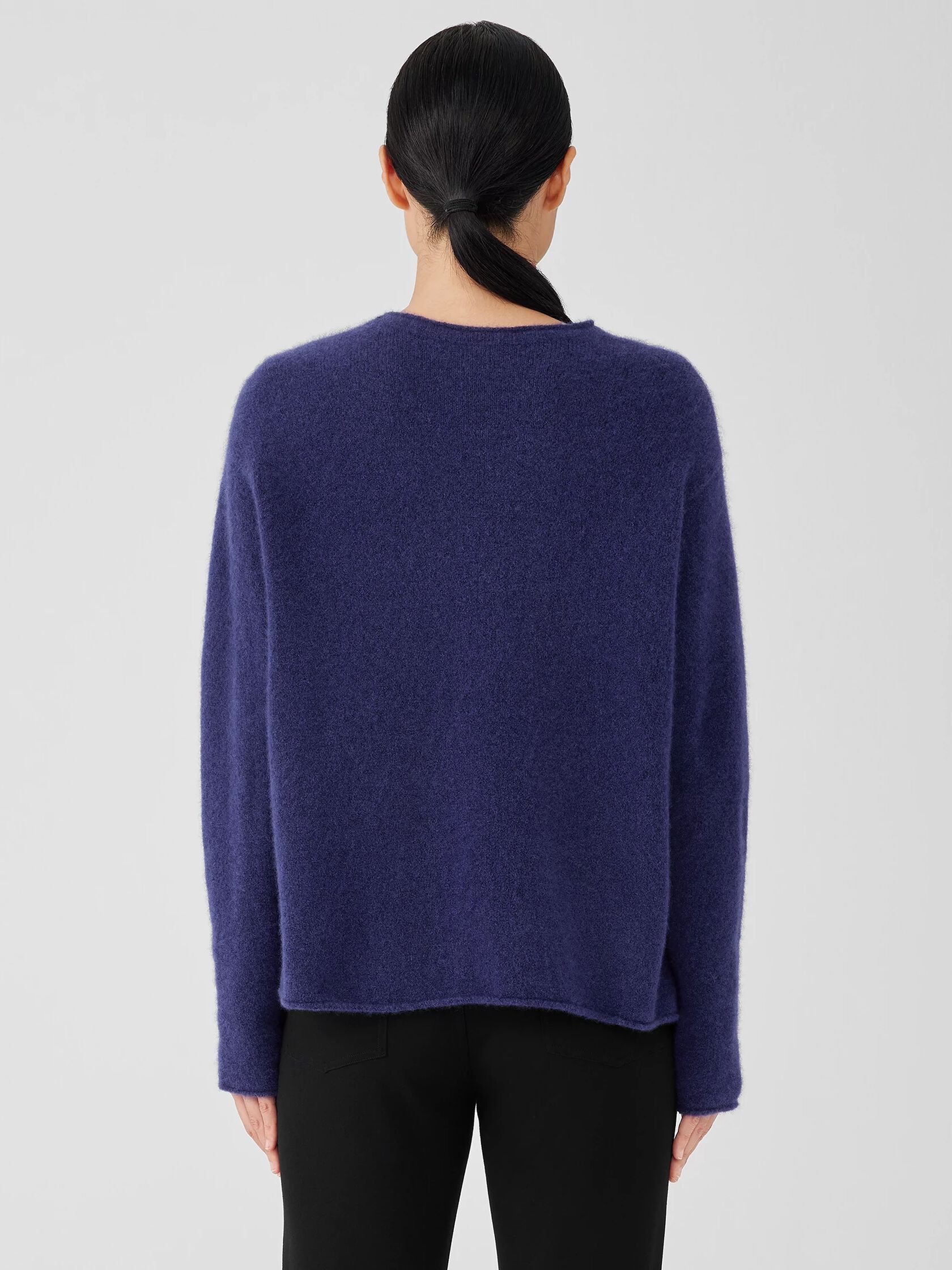 Cashmere Silk Bliss Crew Neck Top