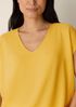 Organic Linen Cotton V-Neck Top