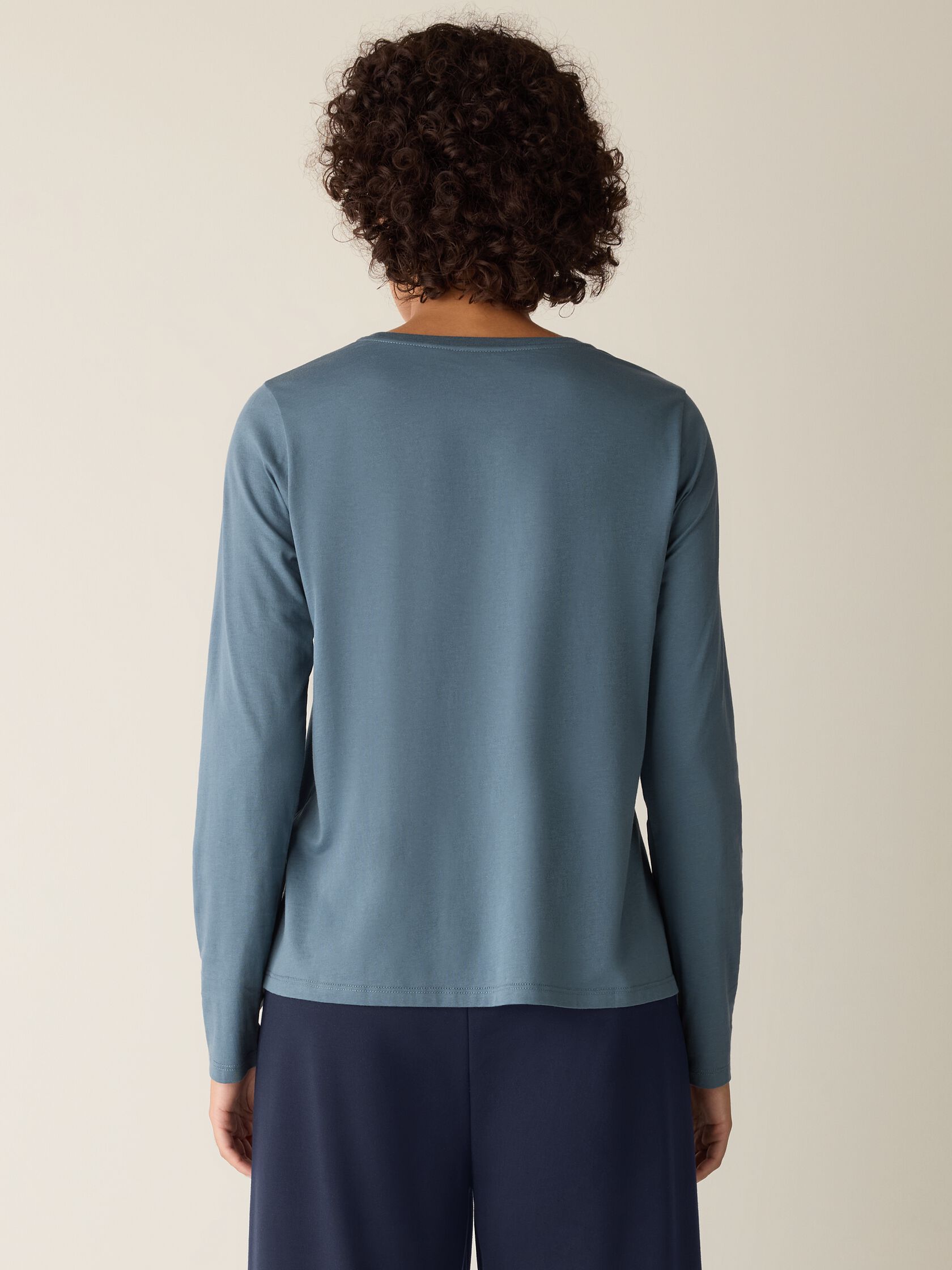 Organic Pima Cotton Jersey Long-Sleeve Tee