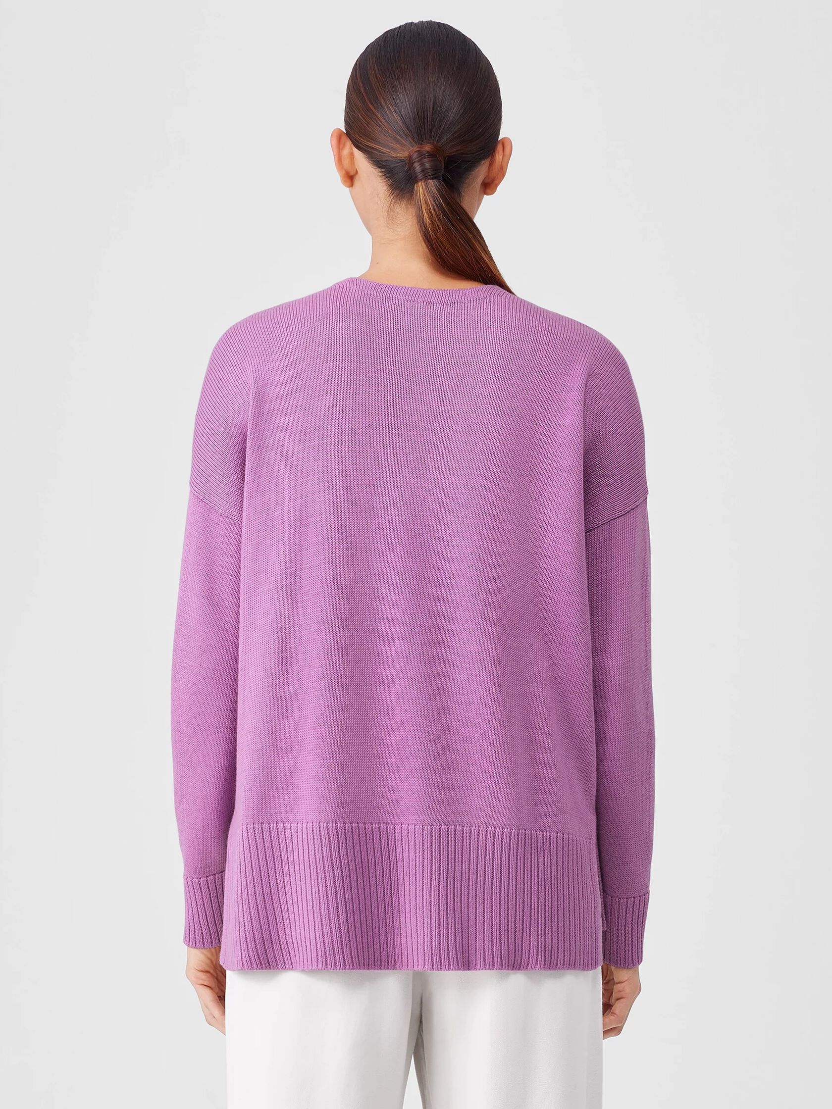 Peruvian Cotton Blend V-Neck Top