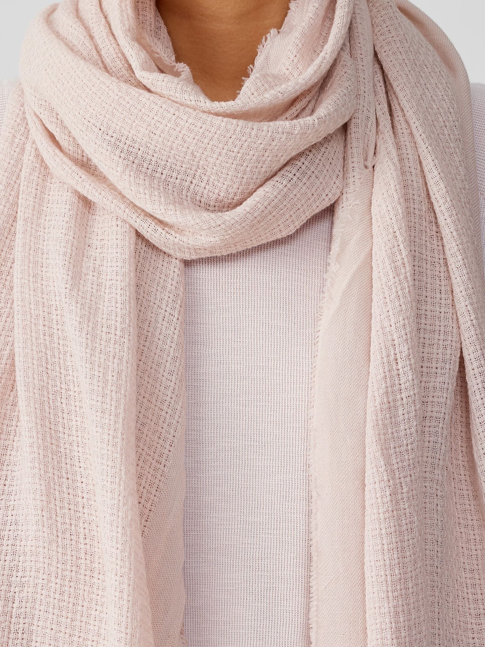 Organic Cotton Open Weave Scarf